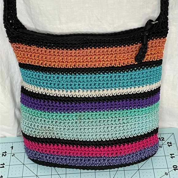 👛 THE SAK multicolor Crochet Crossbody Bag. 👛 - Picture 4 of 10